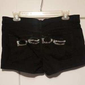 Bebe Black Jean Shorts